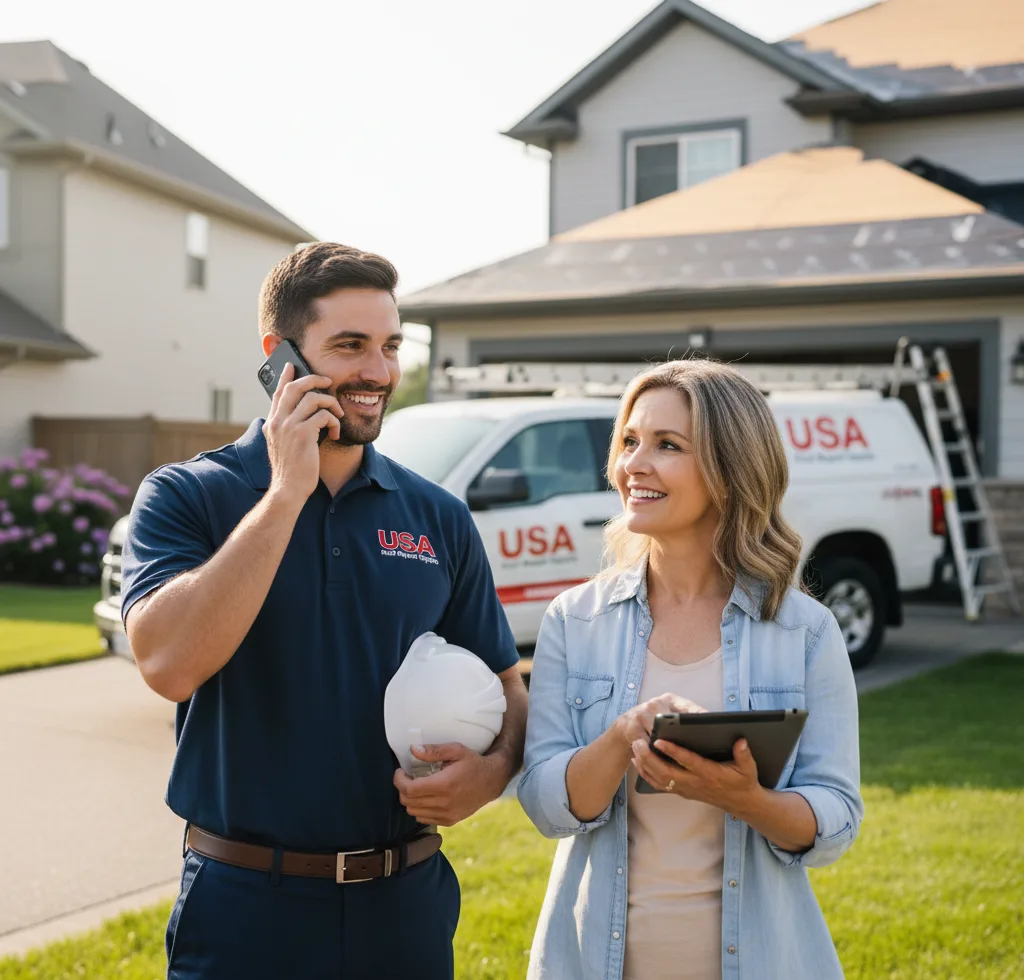 USA Roof Repair Experts customer support in Currituck